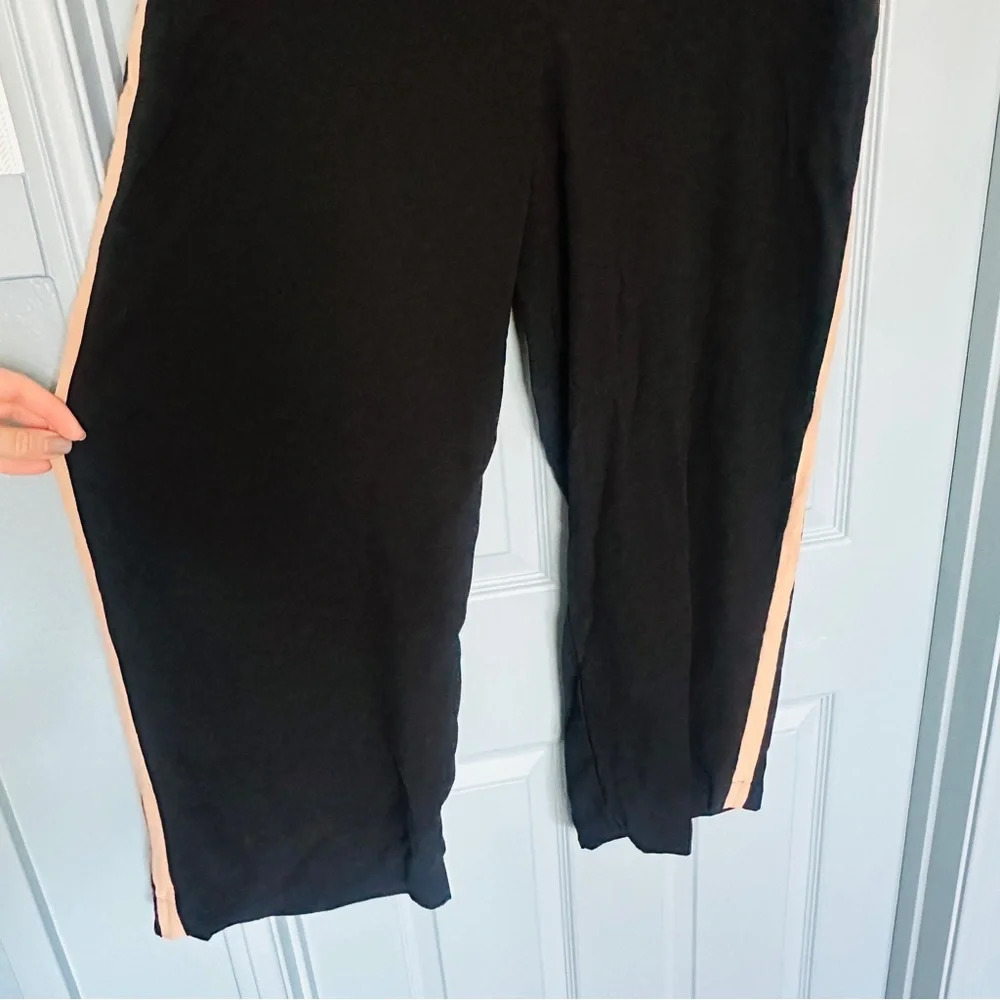 Eileen Fisher Women’s 100% Silk Georgette Black Wide Leg Pants - Picture 6 of 16